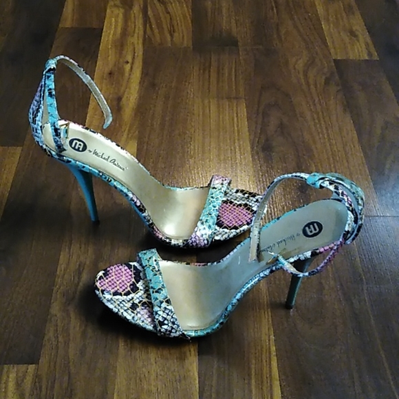 Rainbow leopard high heels - Picture 2 of 4